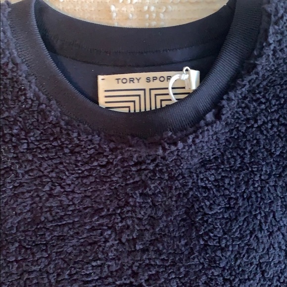 Tory Burch Sherpa Fleece Pullover - Picture 2 of 4